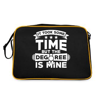 Peine de graduation - Sac Retro - noir/or - Dos
