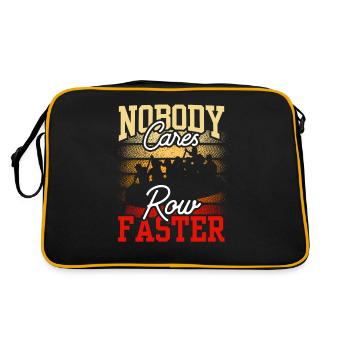 Personne ne se soucie du gouvernail de la motivation rapide - Sac Retro - noir/or - Dos