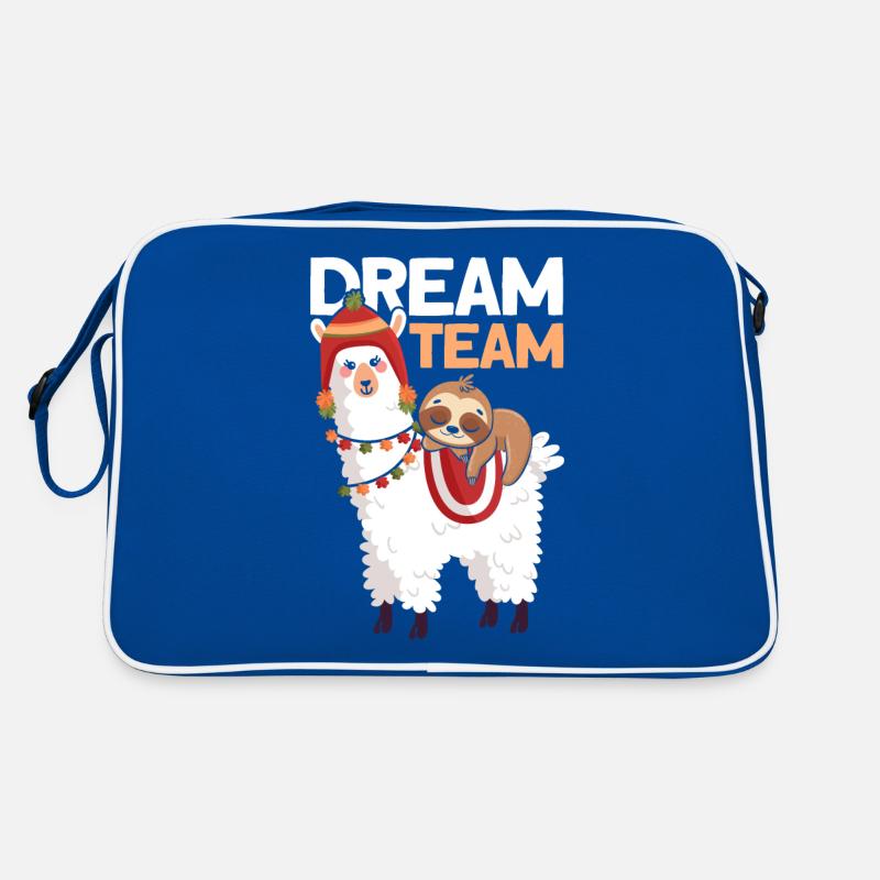 Llama Sloth Retro Bag