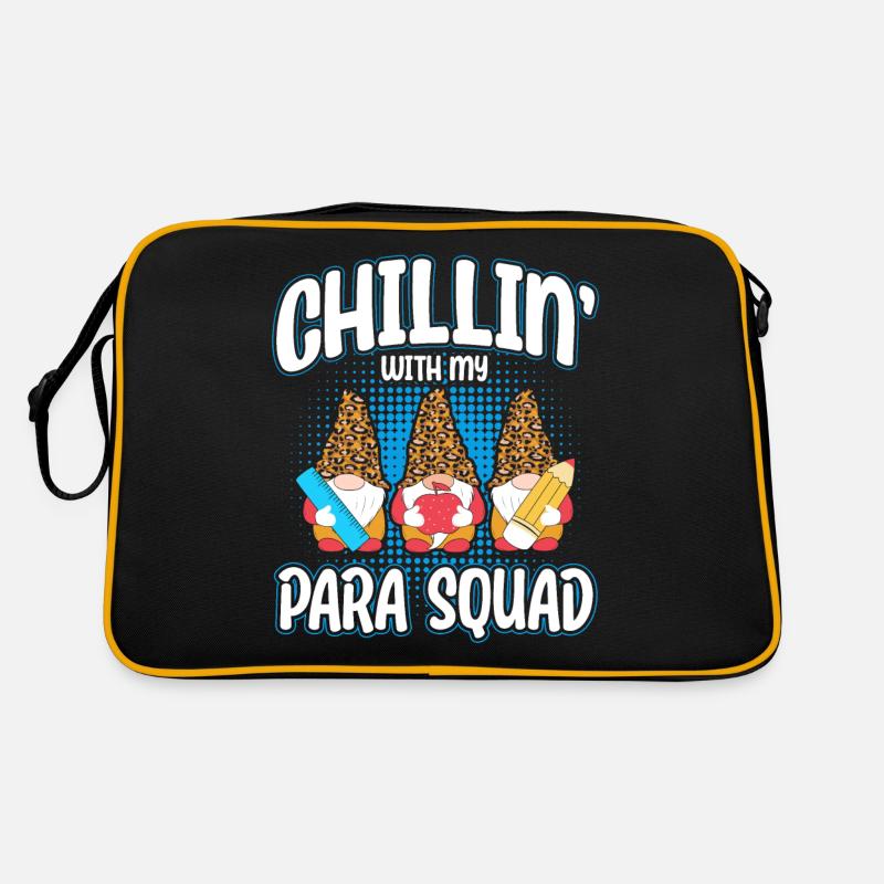 Chillin With My Para Squad Retro Tasche