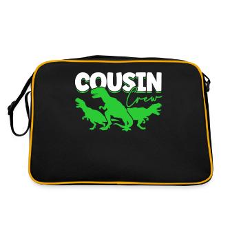 Cousin Crew - Retro Bag - black/gold - Back