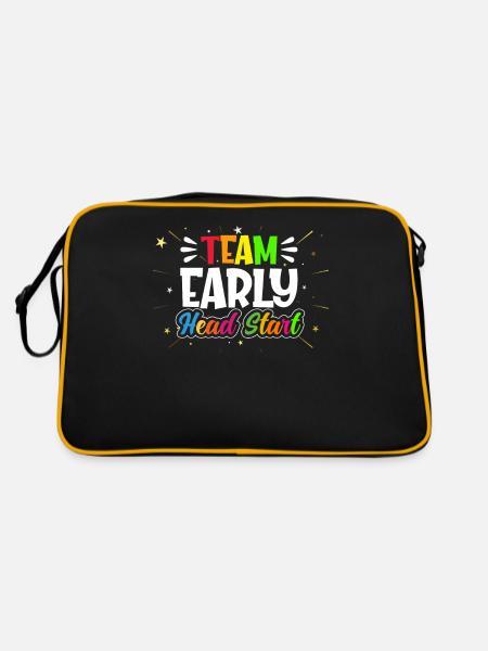 Team Early Head Start - Retro Bag - black/gold - Back