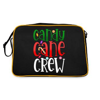 Candy Cane Crew - Sac Retro - noir/or - Dos