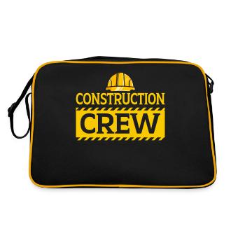 Équipe de construction - Sac Retro - noir/or - Dos