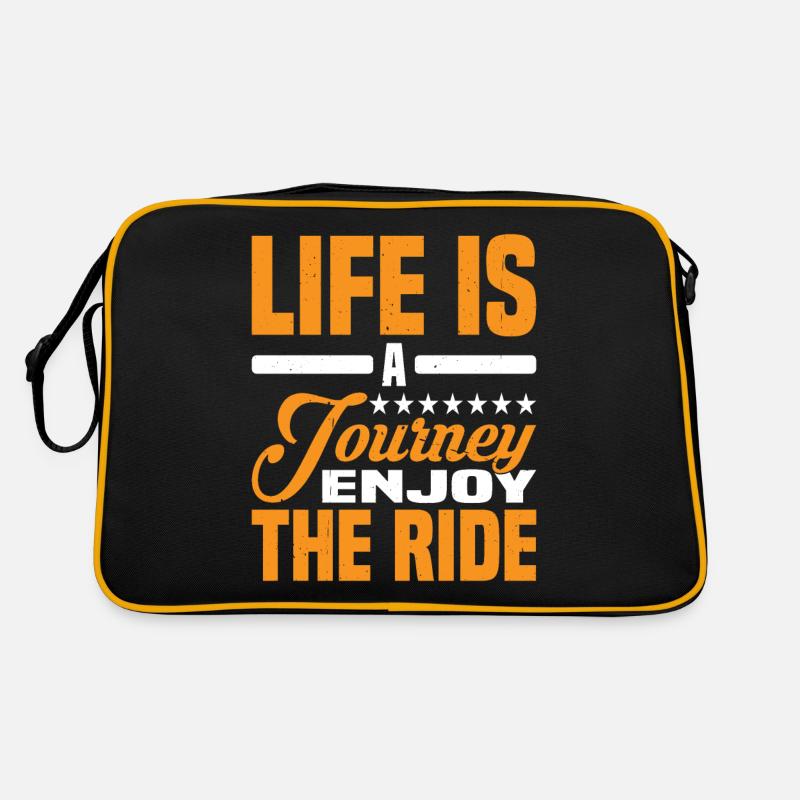 Life Is A Journey, Enjoy The Ride 2 Retro Bag