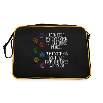 Animaux abandonnés Lord Keep My Shelters Animal Lover - Sac Retro - noir/or - Dos