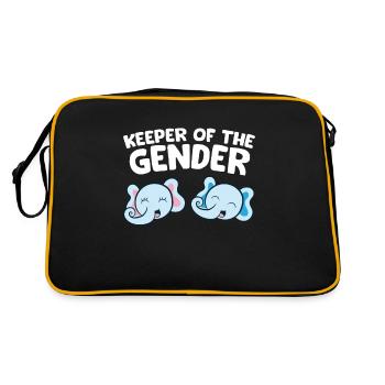 Gardien du sexe Grossesse Sexe Révéler - Sac Retro - noir/or - Dos