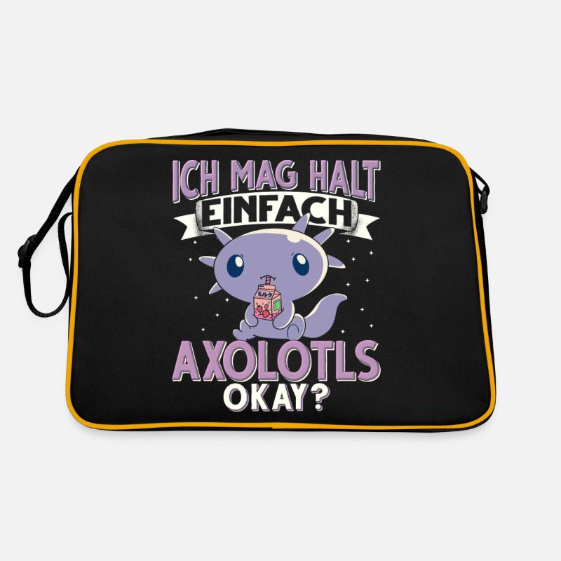 Axolotl Retro Tasche