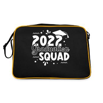 2022 Abschluss Gruppe - Retro Tasche - Schwarz/Gold - Hinten