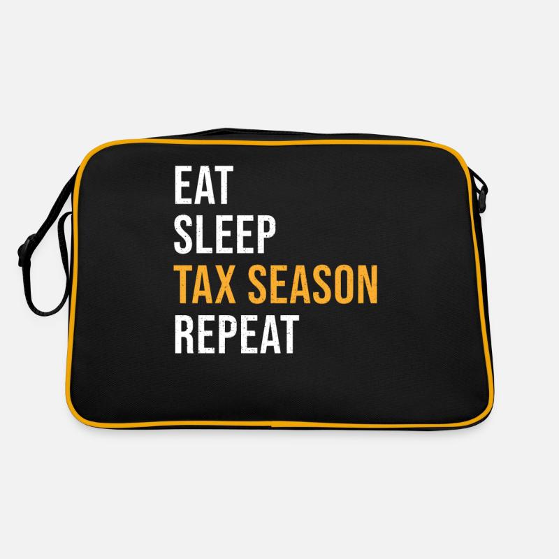 Buchhalter Spruch Steuersaison Retro Tasche