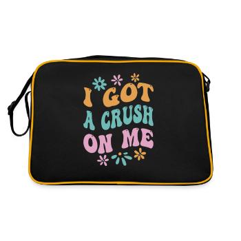 J’ai le béguin pour moi-même-amour doux - Sac Retro - noir/or - Dos