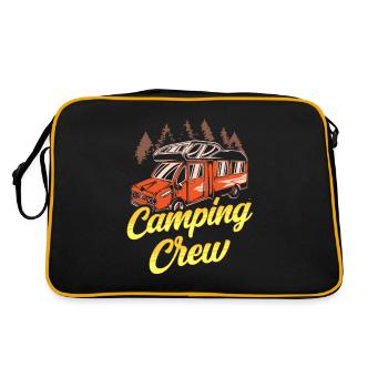 Équipe de camping Camp Camping Camper Camping - Sac Retro - noir/or - Dos