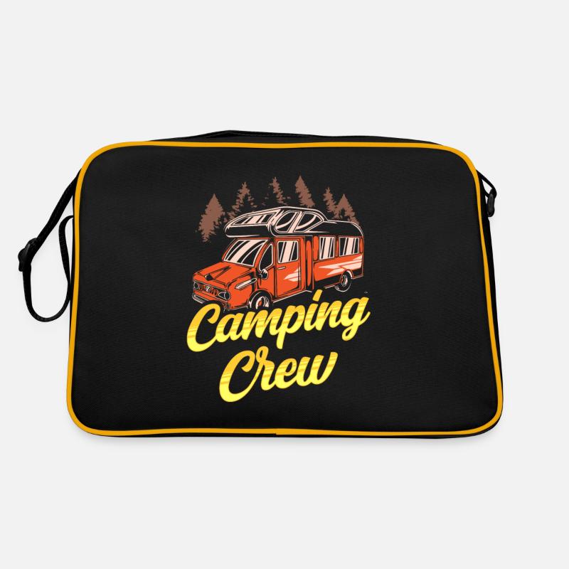 Équipe de camping Camp Camping Camper Camping Sac Retro