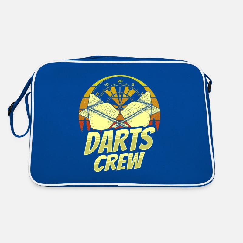 Équipe de fléchettes Équipe de fléchettes Club de fléchettes Sac Retro