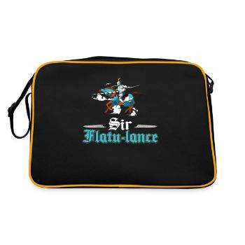 Sir Flatu-Lance Funny Jousting Lance Buhurt - Retro Bag - black/gold - Back
