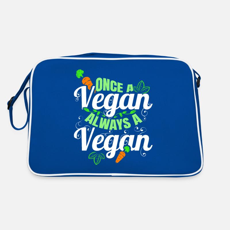 Une fois végétalien, toujours végétalien Sac Retro