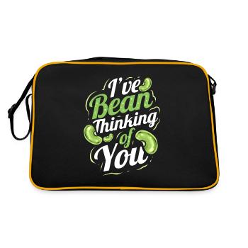 J’ai pensé à toi - Veggie Vegetarian Go - Sac Retro - noir/or - Dos