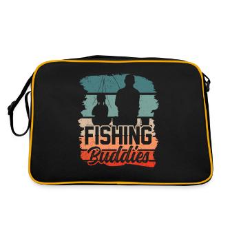 Fishing Friends Fishing Friend Fishing Friend Fishing - Retro Bag - black/gold - Back