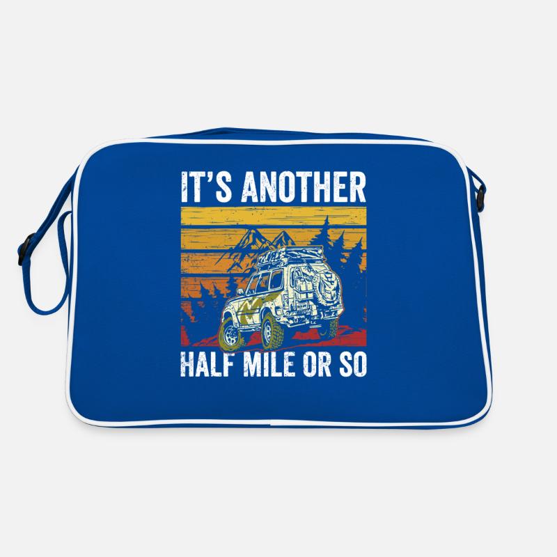 It's still half a mile or so hike Retro Bag