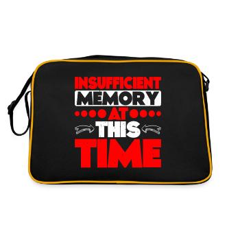 Insufficient Memory At This Time 8 - Retro Bag - black/gold - Back