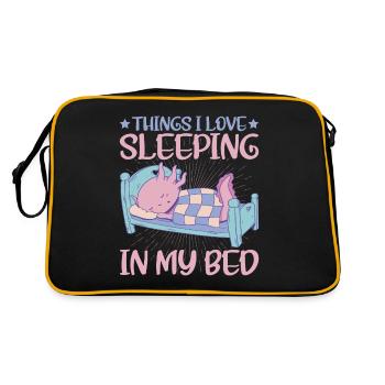 Les choses que j’aime, dormir dans mon lit 5 - Sac Retro - noir/or - Dos