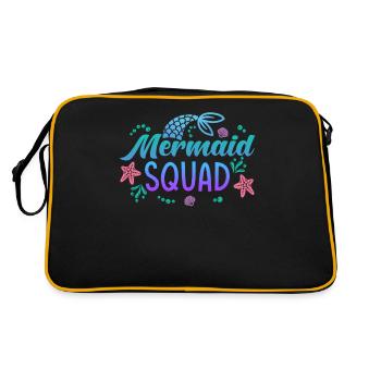 Groupe Mermaid - Sac Retro - noir/or - Dos