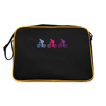 Vélos Fitness Sport - Sac Retro - noir/or - Dos
