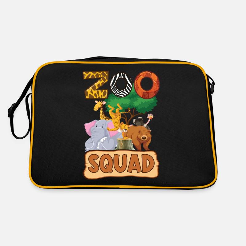 Zoo Group Design - Zoo Animals - Zoo Squad Retro Bag