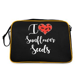 Graines de tournesol Amour - Sac Retro - noir/or - Dos