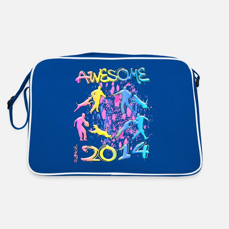 Awesome since 2014. Agility, Hundetraining Retro Tasche
