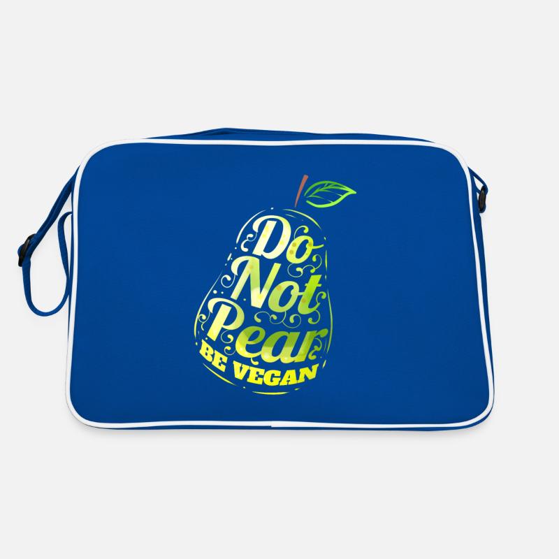 Ne pas poirer - Soyez végétalien Sac Retro