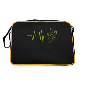 Green Heartbeat se termine dans les plantes - Vegetarism - Go - Sac Retro - noir/or - Dos