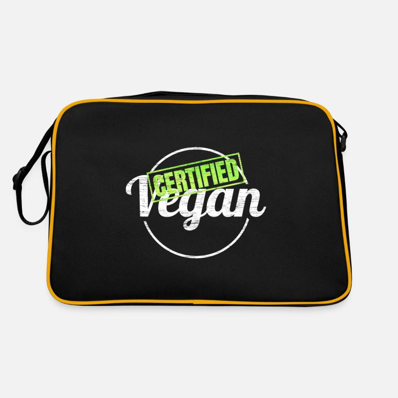 Label For Certified Vegan Retro Bag