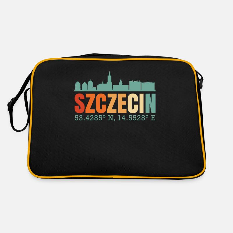 Szezecin Poland Skyline Retro Bag