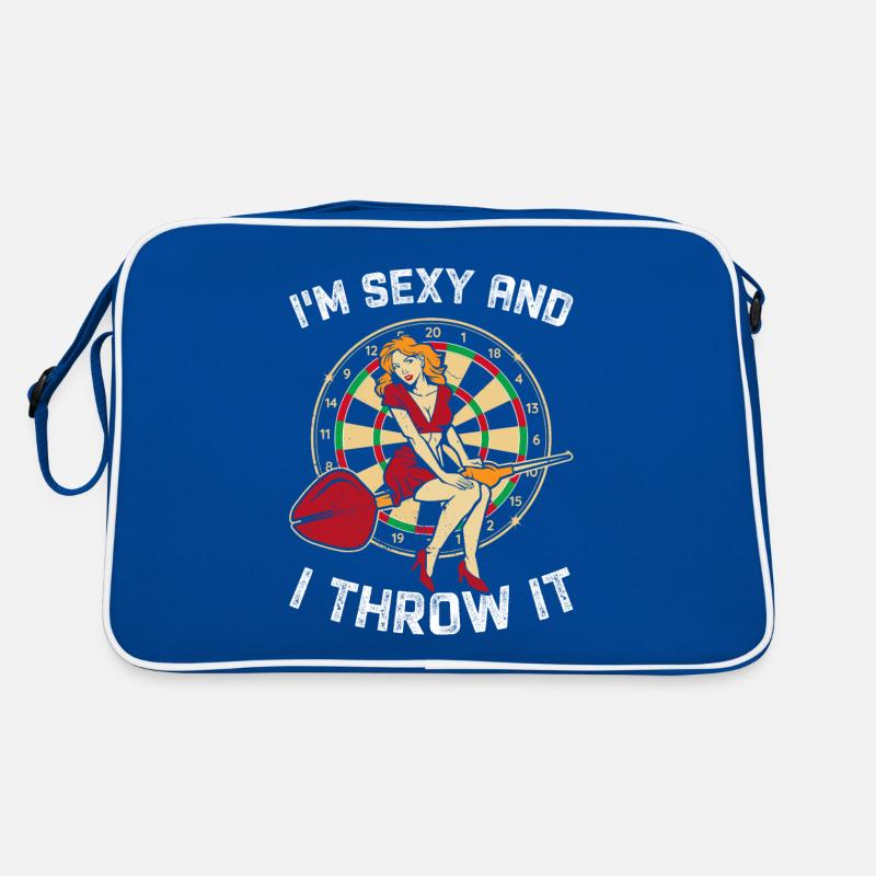 Triple jeu de fléchettes lanceur de fléchettes compétition sportive Sac Retro
