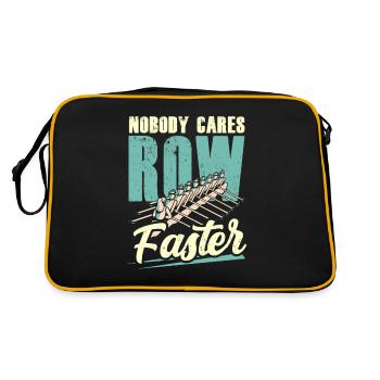 Personne ne se soucie du gouvernail de la motivation rapide - Sac Retro - noir/or - Dos