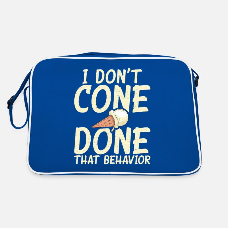 Cadeaux pour amateurs de crème glacée Sac Retro