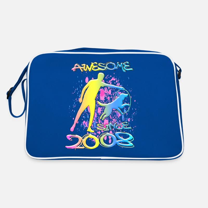 Awesome since 2008. Agility, Hundetraining Retro Tasche