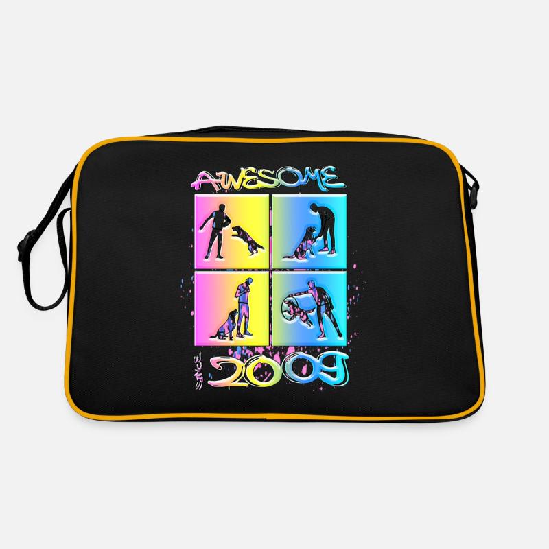 Awesome since 2009. Agility, Hundetraining Retro Tasche