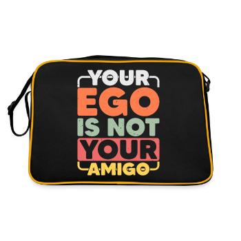 Your Ego Is Not Your Amigo 16 - Retro Bag - black/gold - Back
