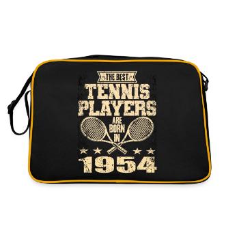 Les meilleurs joueurs de tennis sont nés en 1954 - Sac Retro - noir/or - Dos