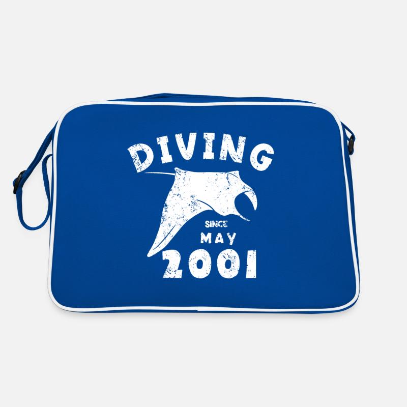Diver Birthday - Diving since May 2001 Retro Bag