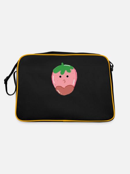 Kawaii Candy - Retro Tasche - Schwarz/Gold - Hinten