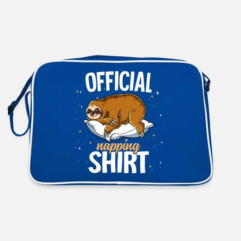 Sleeping Sloth Official Napping Retro Bag