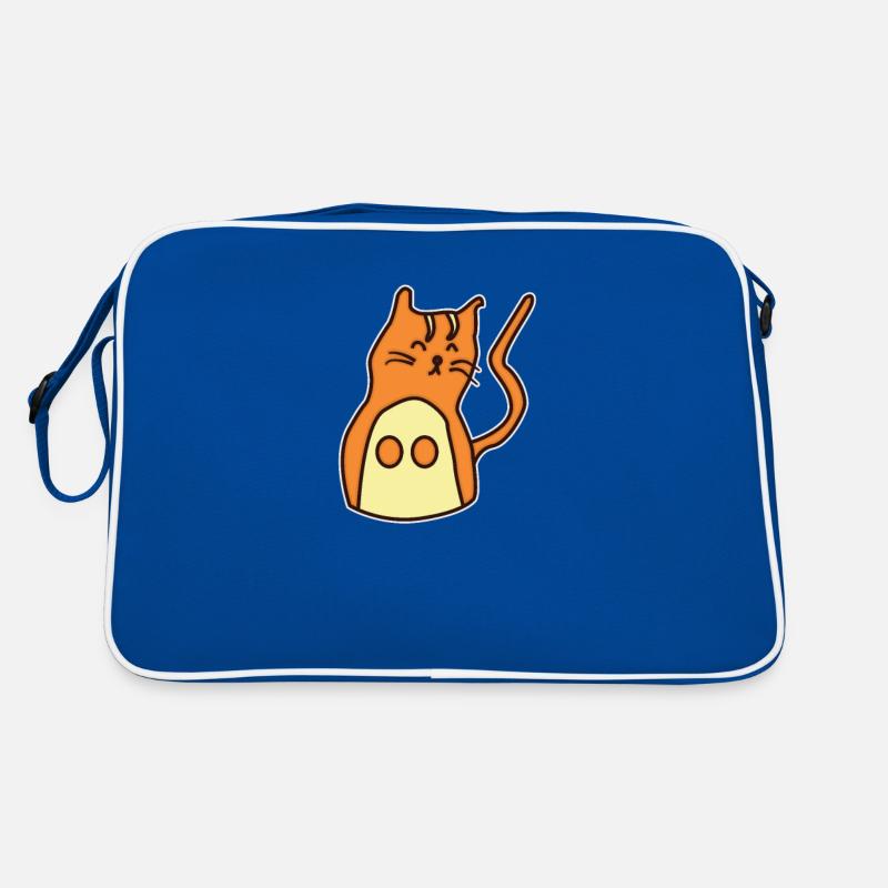 Chat dessiné à la main Sac Retro