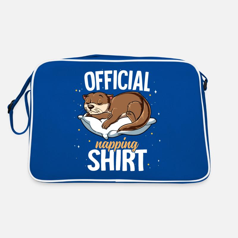 Sleeping Otter Official Napping Retro Bag