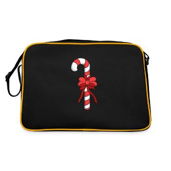 Candy Cane Candy - Retro Bag - black/gold - Back