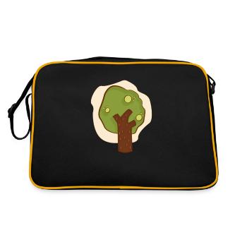 Tree - Retro Bag - black/gold - Back