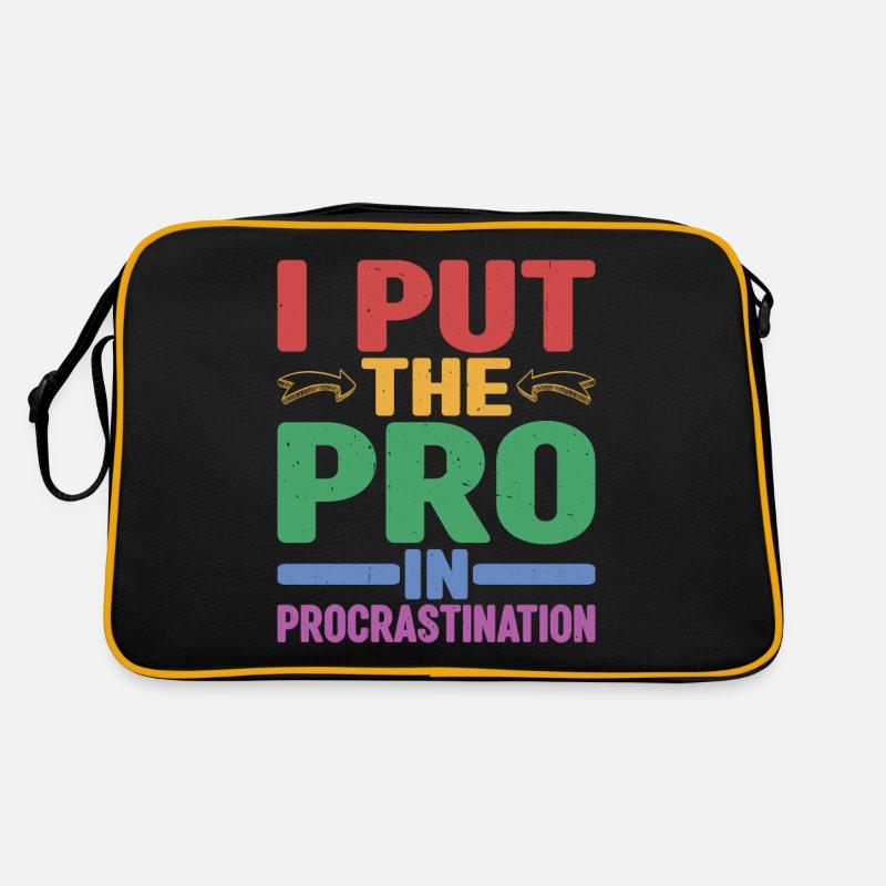 Je mets le pro dans la procrastination 12 Sac Retro