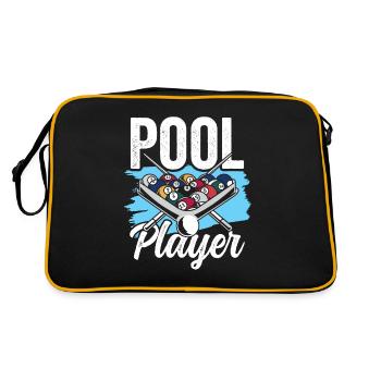 Pool Player Billiard Billiard Lovers - Retro Bag - black/gold - Back